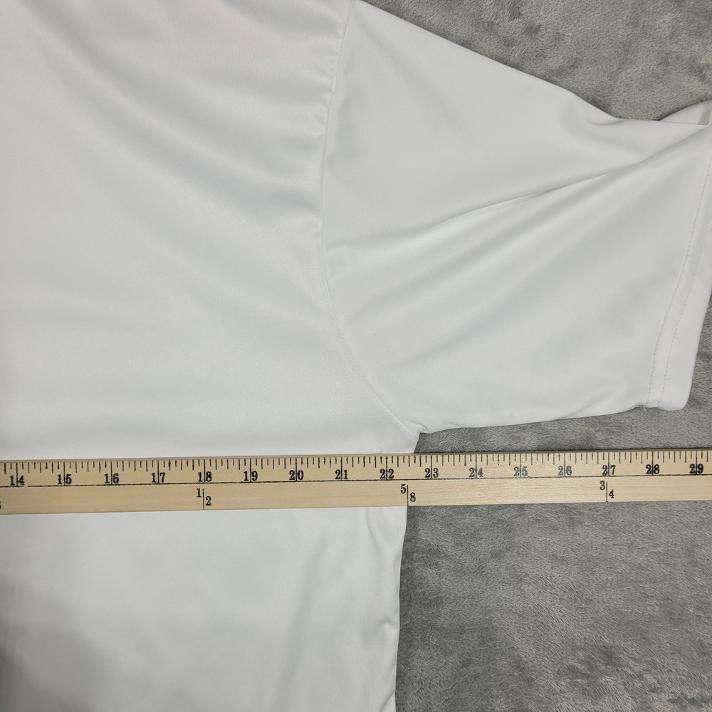 Collars & Co Polo Shirt Mens XL White Performance Dress Collar Stretch Casual - Picture 6 of 8